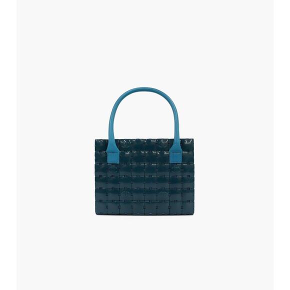 CHANEL Deep Blue Puzzle Tote Bag A-A30456 - Picture 1 of 1